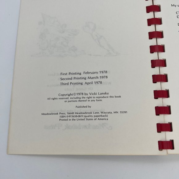 The Taming of the CANDY Monster Cookbook - Vicki Lansky - 1978 Third Printing - Picture 3 of 7